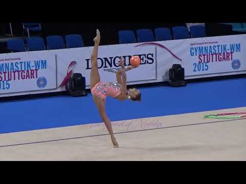 Melitina STANIOUTA (BLR) ball - 2015 Stuttgart worlds Qualifs