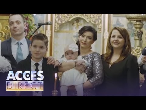 Botez de poveste pentru fiica interpretului de muzică populară Gelu Voicu. Emoţiile nu au lipsit