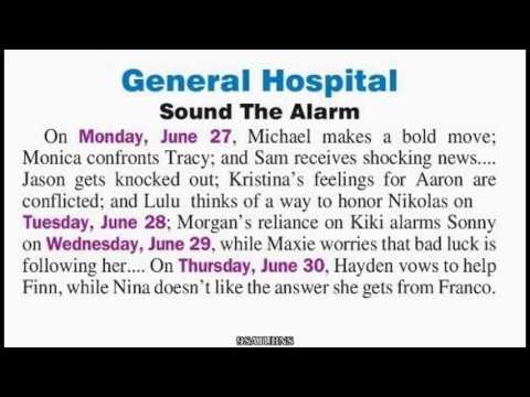 WEEK OF 6-27-16 GH SPOILERS Sam Jason Michael Sonny Morgan Kiki Maxie General Hospital Promo 6-15-16