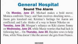 WEEK OF 6-27-16 GH SPOILERS Sam Jason Michael Sonny Morgan Kiki Maxie General Hospital Promo 6-15-16