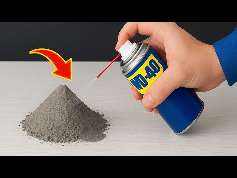 Mix WD-40 with CEMENT! AMAZING results that most people can't imagine!