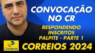 Nota para convocação no CR - Palpite - Parte 1