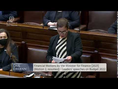 LIVE Sinn Féin Leader Mary Lou McDonald TD responds to Budget 2022