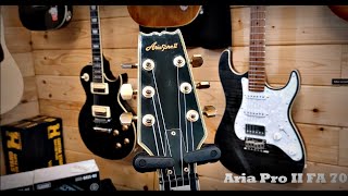 Video thumbnail for Aria Pro II FA-70 Hollow Body Jazz Guitar - Vintage Guitar '90 by GUITAR GEAR - Strumenti Musicali Dalmine BG