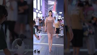 beautiful girl street fashion tiktok #chinesefashion #mejoresstreetfashion #shorts