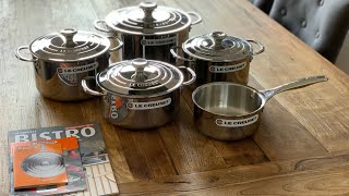 Le Creuset 3-ply signature 5 piece cookware set | UNBOXING LE CREUSET |