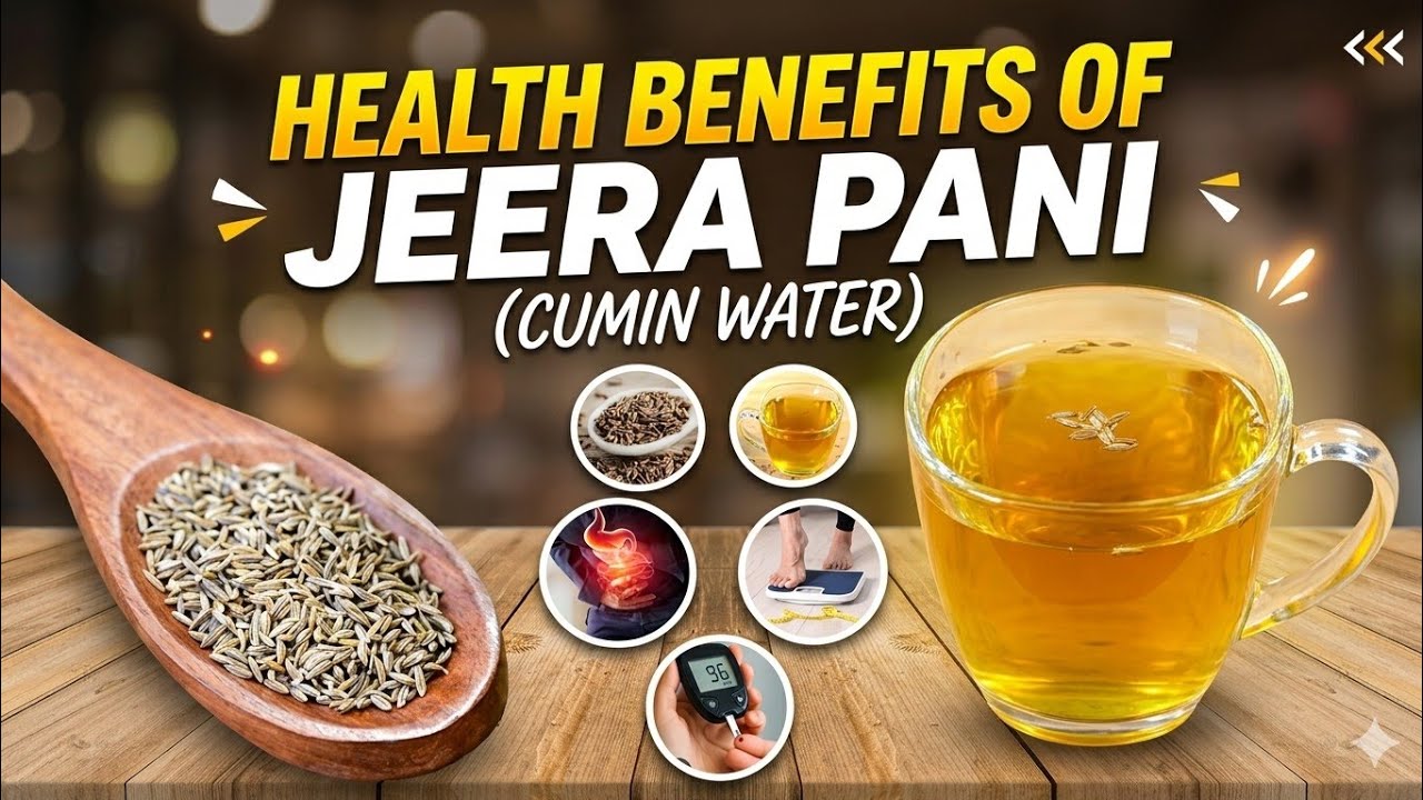 Health Benefits of Jeera water| Cumin Water| Colours of life. 