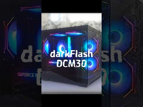 럭셔리 미니타워 어항 케이스 darkFlash DCM30 블랙 #darkflash #DCM30 #미니타워