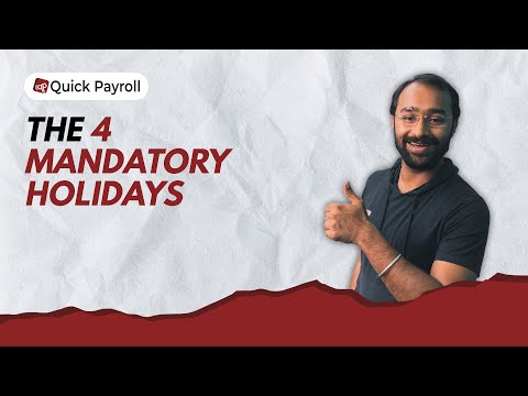 The 4 Mandatory Holidays! #QPShorts 32