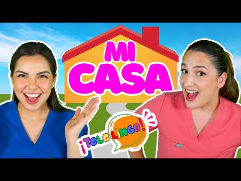 Mi Casa | Aprende Vocabulario de la Casa | TeleLingo | Spanish Learning Video for Babies & Toddlers