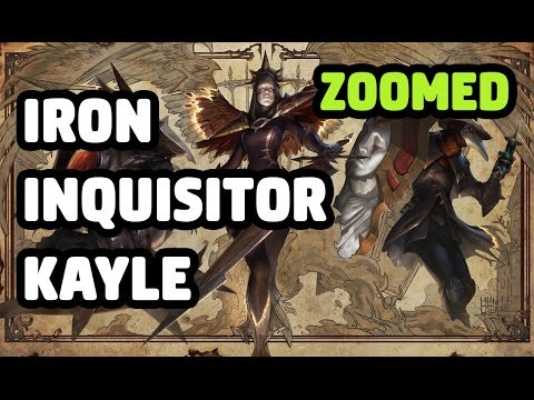 IRON INQUISITOR KAYLE SKIN  ZOOMED SPOTLIGHT - LEAGUE OF LEGENDS