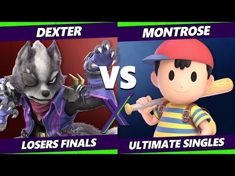 S@X 466 Losers Finals - Dexter (Wolf) Vs. Montrose (Ness, Diddy) Smash Ultimate - SSBU