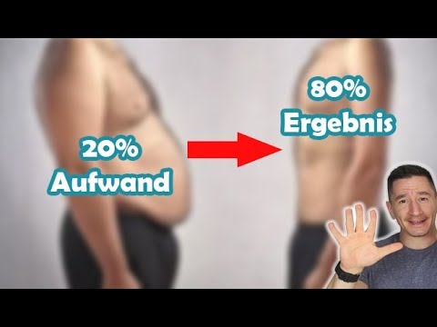 Das Pareto Prinzip des Abnehmens - mit 20% des Aufwands 80% erreichen