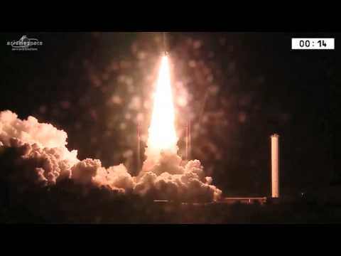 Launch  of Arianespace Ariane-5 VA237 carrying ViaSat-2 & Eutelsat-172B comsats