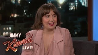 Lena Dunham on Flashing Brad Pitt Her Underwear video