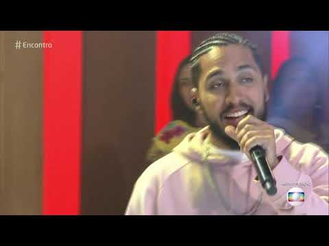 Encontro com Fátima Bernardes 10/12/2018 - Rashid canta "Sem Sorte'"