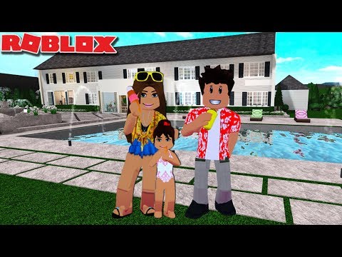 Our Family Summer Routine In Bloxburg Roblox Roleplay - 