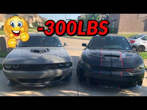 Taking nearly 300lbs out of the Charger or Challenger - Here's how you do it!