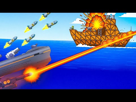 Most Powerful Submarine EVER MADE Obliterates Every Battleship in FORTS