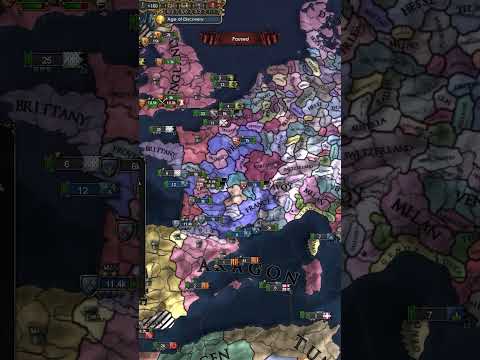 ANGEVİN İLE AVRUPAYI DOMİNE ETMEK ÇOK ZEVKLİ #eu4 #shorts