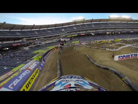 GoPro HD: Jessy Nelson Practice Lap 2013 Monster Energy Supercross Anaheim 2