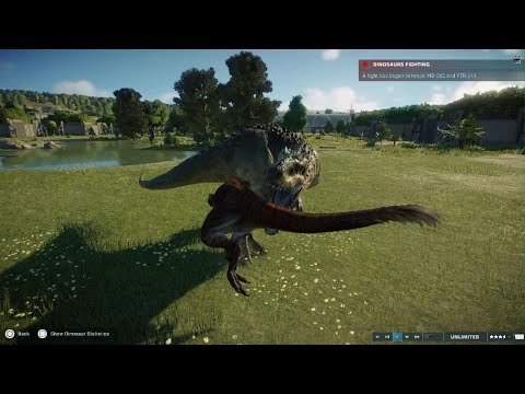 Jurassic World Evolution 2: (Modified) Yutyrannus vs Indominus Rex