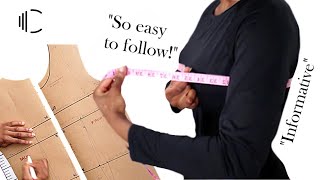 How to Measure Yourself and Draft a Basic Bodice Pattern (DETAILED & easy😊) | Beginner Friendly