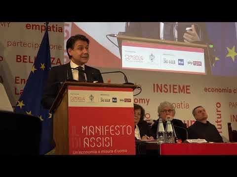 Il discorso integrale di Giuseppe Conte per il Manifesto di Assisi