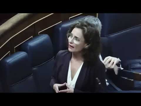 Ministra de Hacienda María Jesús Montero lo resume en dos frases