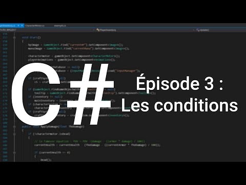Apprendre le C Épisode 1 Les variables Unity 3D