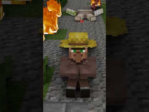 Why does Pillager attack Villagers? -  Minecraft Animation