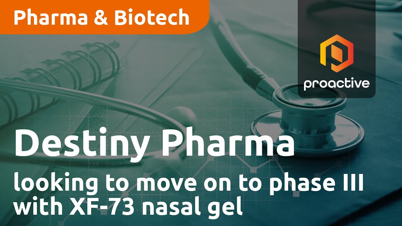 Destiny Pharma looking to move on to phase III with XF-73 nasal gel