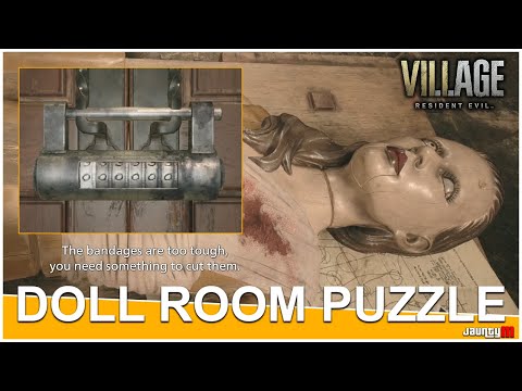 House Beneviento Doll Room House Puzzles Doll Woman Door Password - Resident Evil 8 Village
