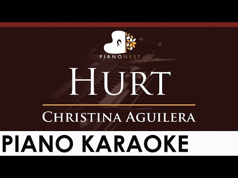 Christina Aguilera - Hurt - HIGHER Key (Piano Karaoke Instrumental)