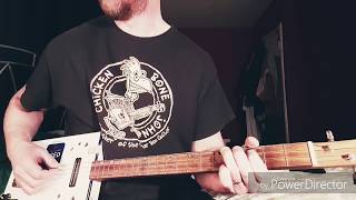 I Cry Alone - The Black Keys - Cigar Box Guitar &amp; Vocal Cover