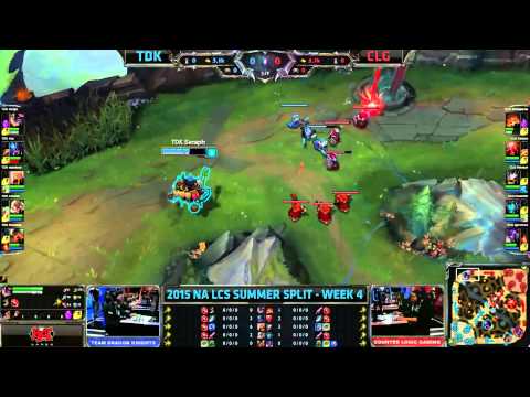 TDK Seraph Very Smart Level 1 - TDK vs CLG - NALCS Summer Week 4 Day 1