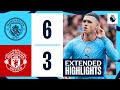 Extended Highlights | Man City 6-3 Man United | Haaland and Foden hat-tricks!