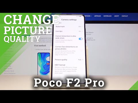 How to Change Image Quality in XIAOMI Poco F2 Pro – Image Quality