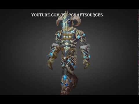 Human Death Knight Challenge Mode Set - Lich Lord Armor