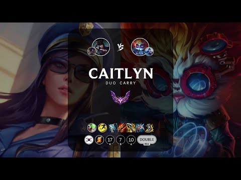 Caitlyn ADC vs Heimerdinger - KR Master Patch 12.23