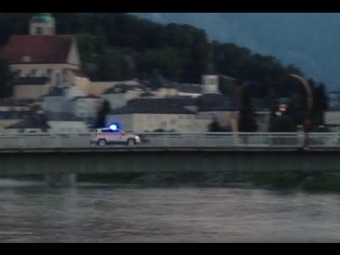 FuStW, 2x RTW ÖRK, Unfallkommando, DF ÖRK auf Einsatzfahrt zu VU auf B155 [Zusammenschnitt]