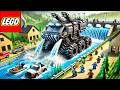 Lego Technic Car Flood Barrier And Vehicle Combo
