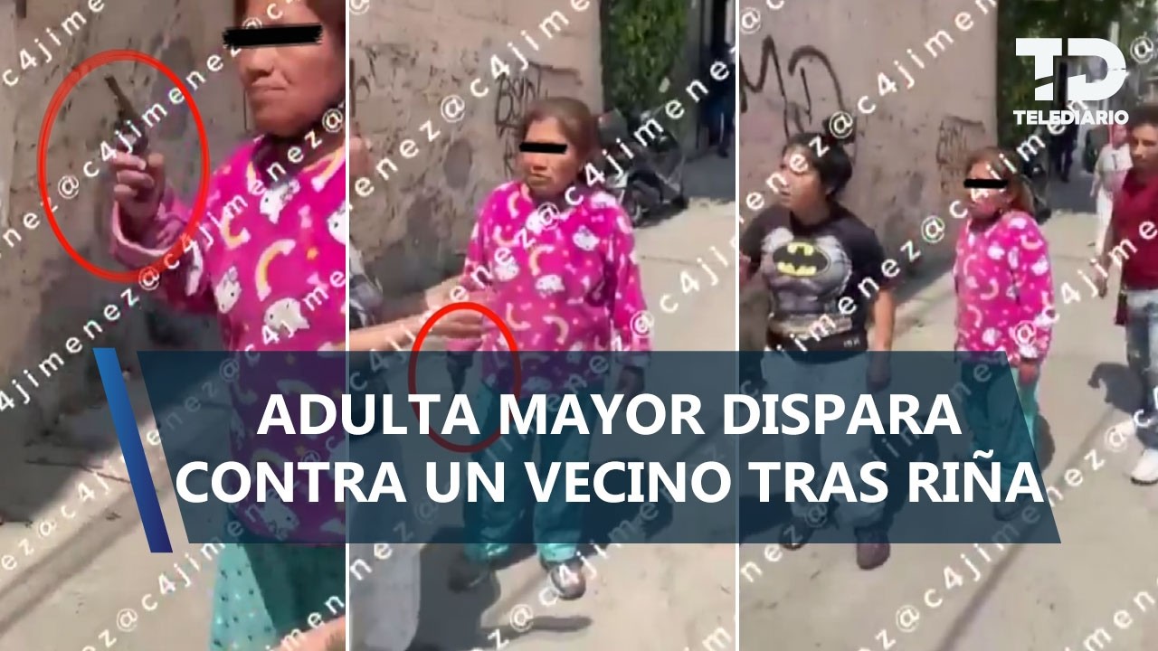 ¡Por pelear con su hijo! Mujer de la tercera edad balea a su vecino en la Álvaro Obregón, CdMx