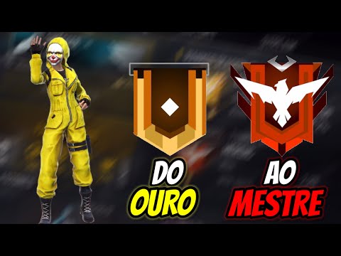 DO OURO AO MESTRE SOLO (SEM DOBRO DE PONTOS) | TEMPORADA 15 | CONTA SECUNDÁRIA! SWAGGER FREE FIRE!!