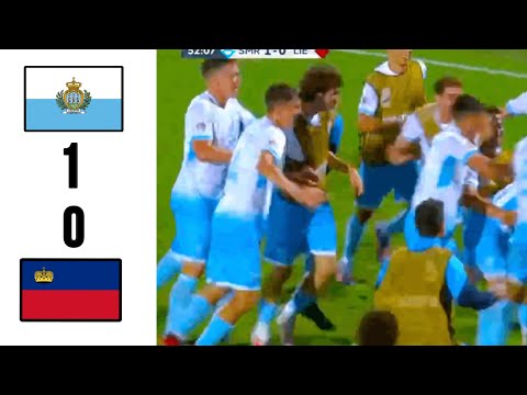 🇸🇲San Marino - 🇱🇮Liechtenstein 1-0 | Nations Leauge 2024’ Goal⚽️!