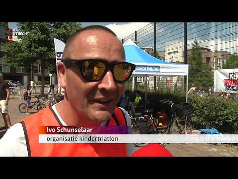Vaders Leidsche Rijn organiseren kindertriatlon: "Dit is een enorme kick"  [RTV Utrecht]