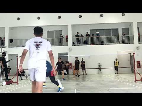 Badminton QF Men's Double Open MBSJ - Hafiz / Amirul Vs Tiew YC / Lee WC