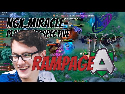 NGX.MIRACLE- [LINA] RAMPAGE - NIGMA GALAXY VS ALLIANCE | DPC WEU 2021/22 Tour 1 #miracle #rampage