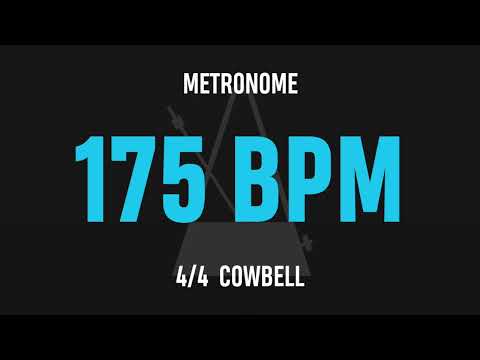 175 BPM 4/4 - Best Metronome (Cowbell)