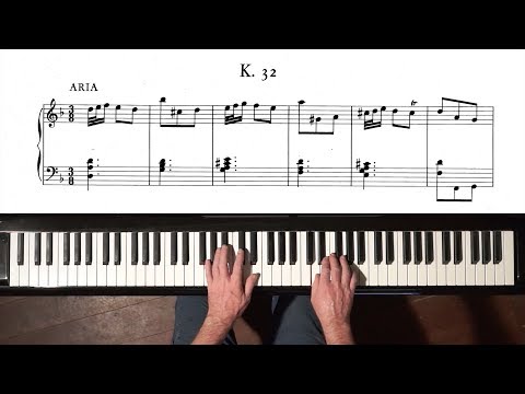 Scarlatti Sonata K.32 - Paul Barton FEURICH piano